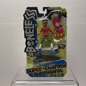 Boneless Skater Figure Booker Motorized Super Charged Skateboard Tricks NEW